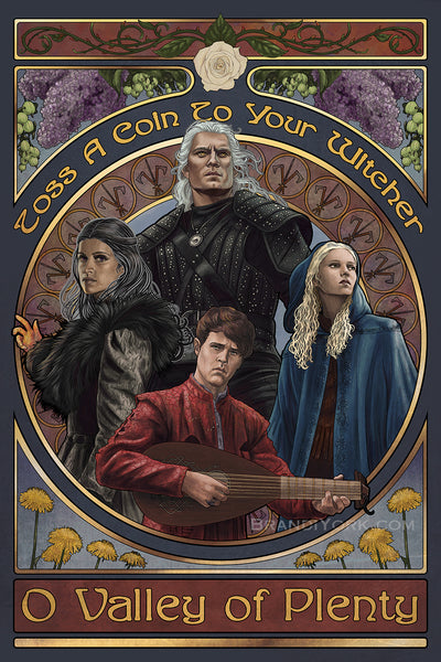 Toss A Coin - The Witcher Print