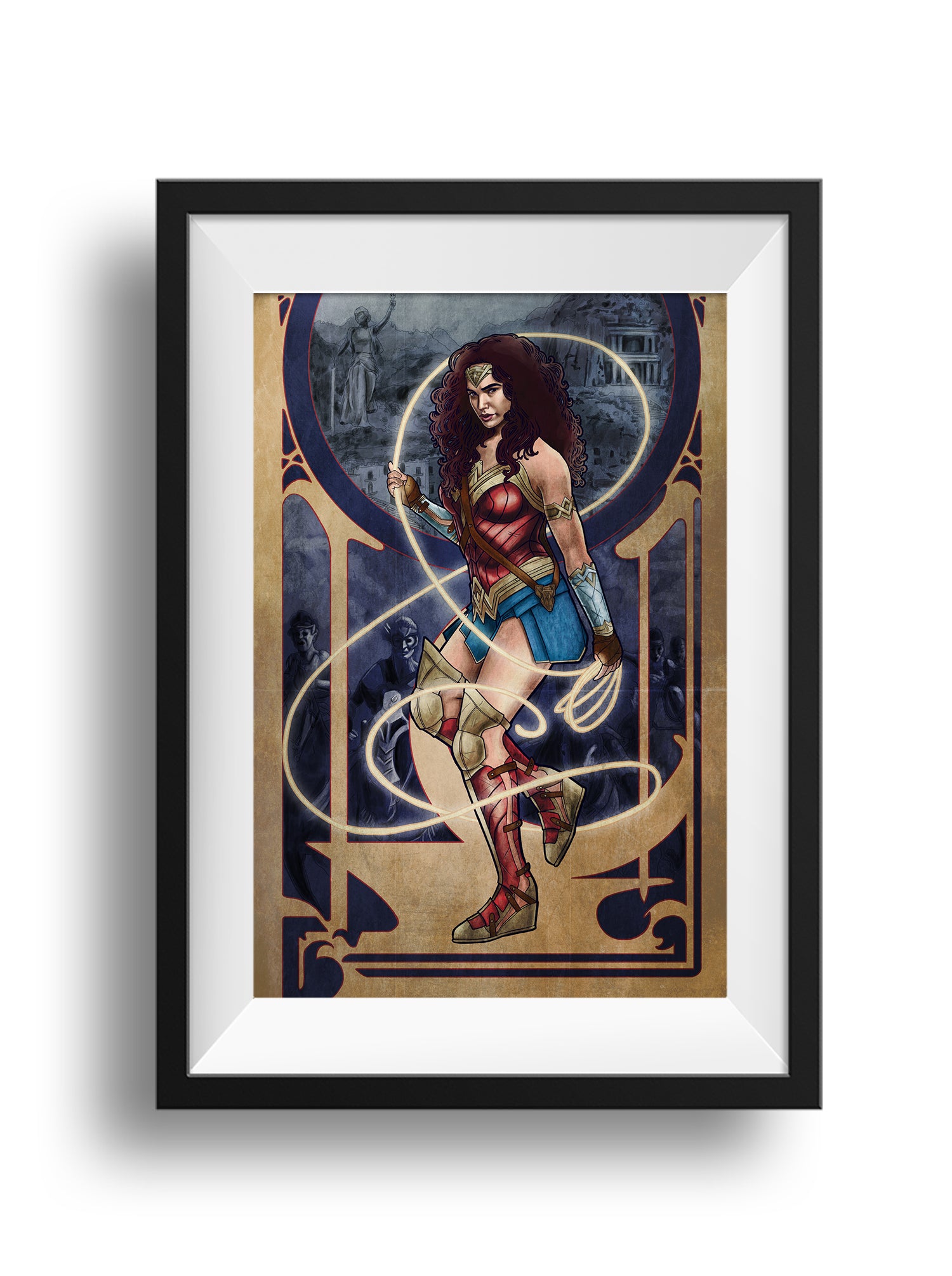 ロッキンジェリービーン WANKDER WOMAN Giclee Print ロッキンジェリービーン WANKDER WOMAN Giclee Print